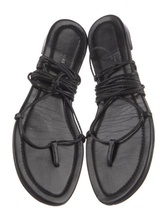 Michael Kors Collection Leather Gladiator Sandals