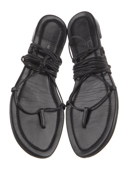 Michael Kors Collection Leather Gladiator Sandals