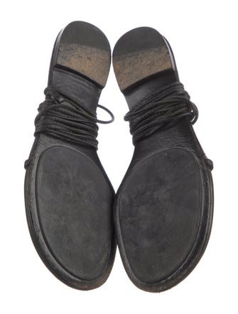 Michael Kors Collection Leather Gladiator Sandals