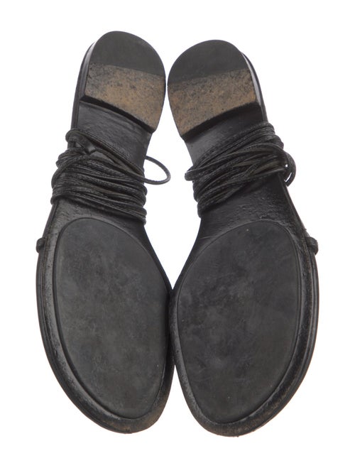 Michael Kors Collection Leather Gladiator Sandals