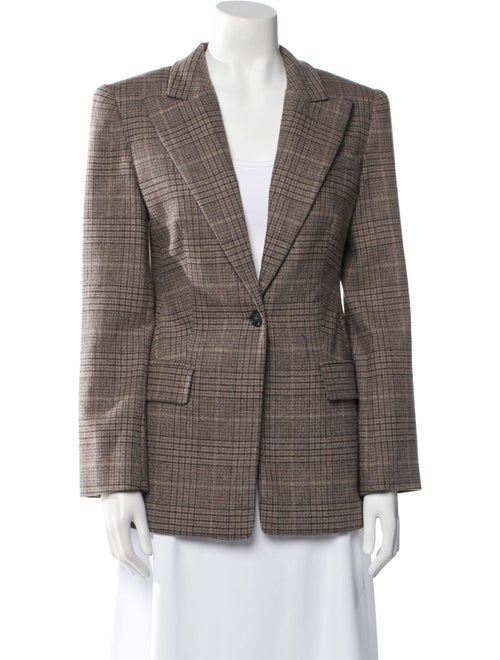 Michael Kors Collection Plaid Print Blazer