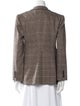 Michael Kors Collection Plaid Print Blazer