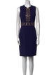 Michael Kors Collection Crew Neck Knee-Length Dress