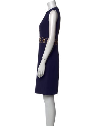 Michael Kors Collection Crew Neck Knee-Length Dress