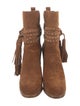 Michael Kors Collection Suede Tassel Accents Boots