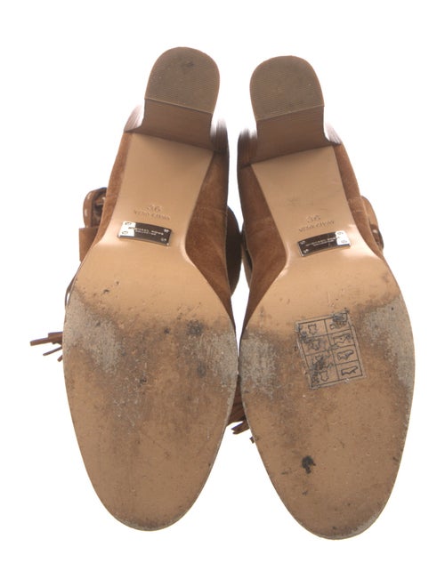 Michael Kors Collection Suede Tassel Accents Boots