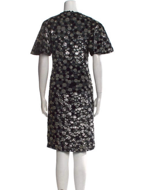 Michael Kors Collection Floral Print Knee-Length Dress