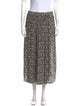 Michael Kors Collection Silk Midi Length Skirt