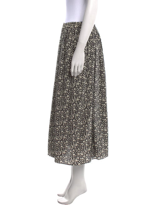 Michael Kors Collection Silk Midi Length Skirt