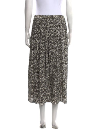 Michael Kors Collection Silk Midi Length Skirt