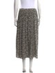Michael Kors Collection Silk Midi Length Skirt