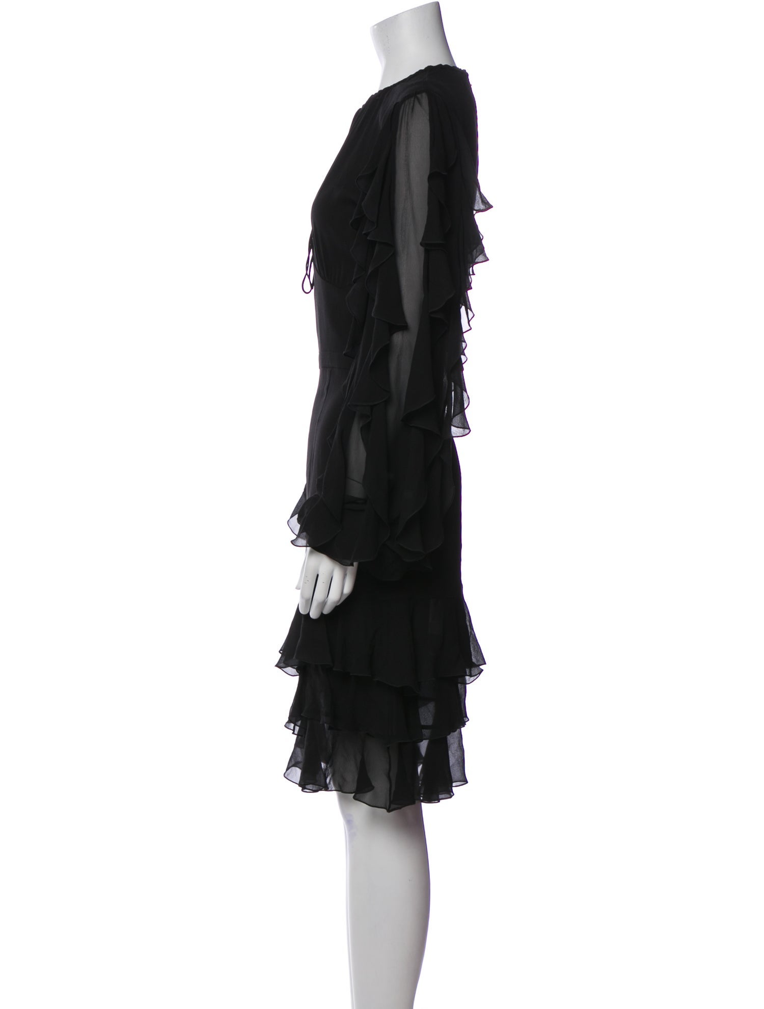 Michael Kors Collection Silk Knee-Length Dress