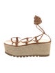 Michael Kors Collection Leather Espadrilles