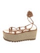 Michael Kors Collection Leather Espadrilles