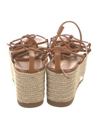 Michael Kors Collection Leather Espadrilles