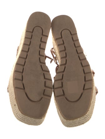 Michael Kors Collection Leather Espadrilles