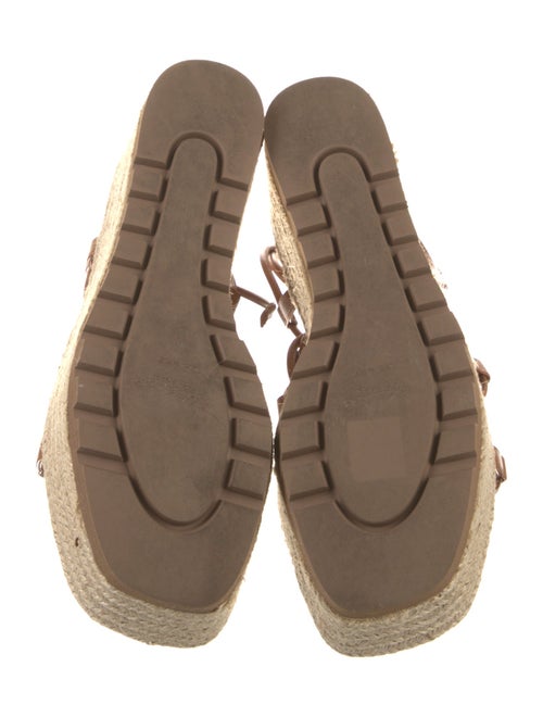 Michael Kors Collection Leather Espadrilles