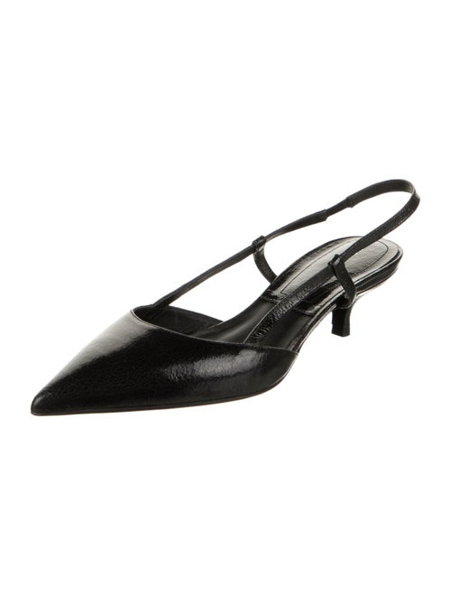 Michael Kors Collection Leather Slingback Pumps