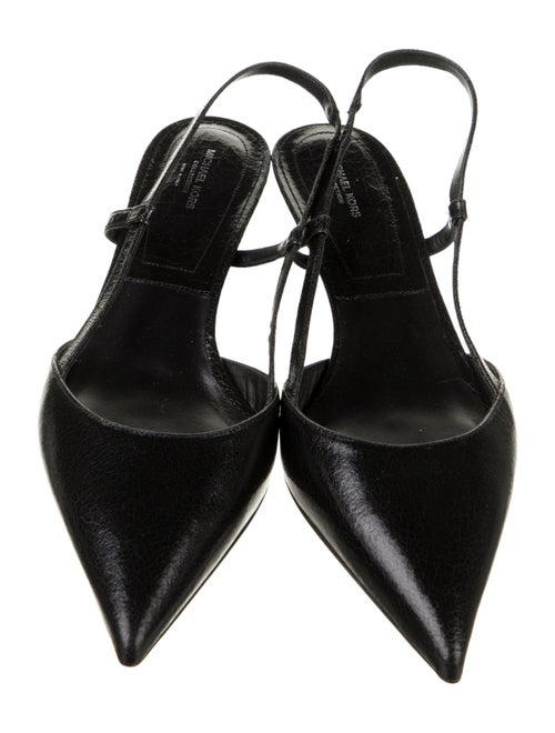 Michael Kors Collection Leather Slingback Pumps