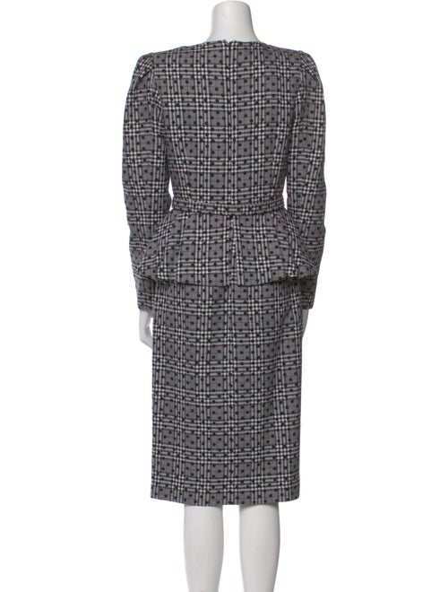 Michael Kors Collection Virgin Wool Midi Length Dress