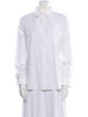 Michael Kors Collection Long Sleeve Button-Up Top