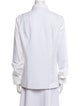 Michael Kors Collection Long Sleeve Button-Up Top