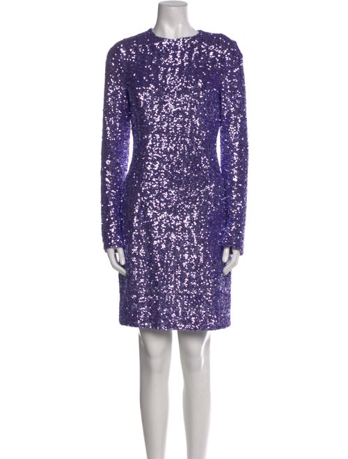 Michael Kors Collection Crew Neck Mini Dress