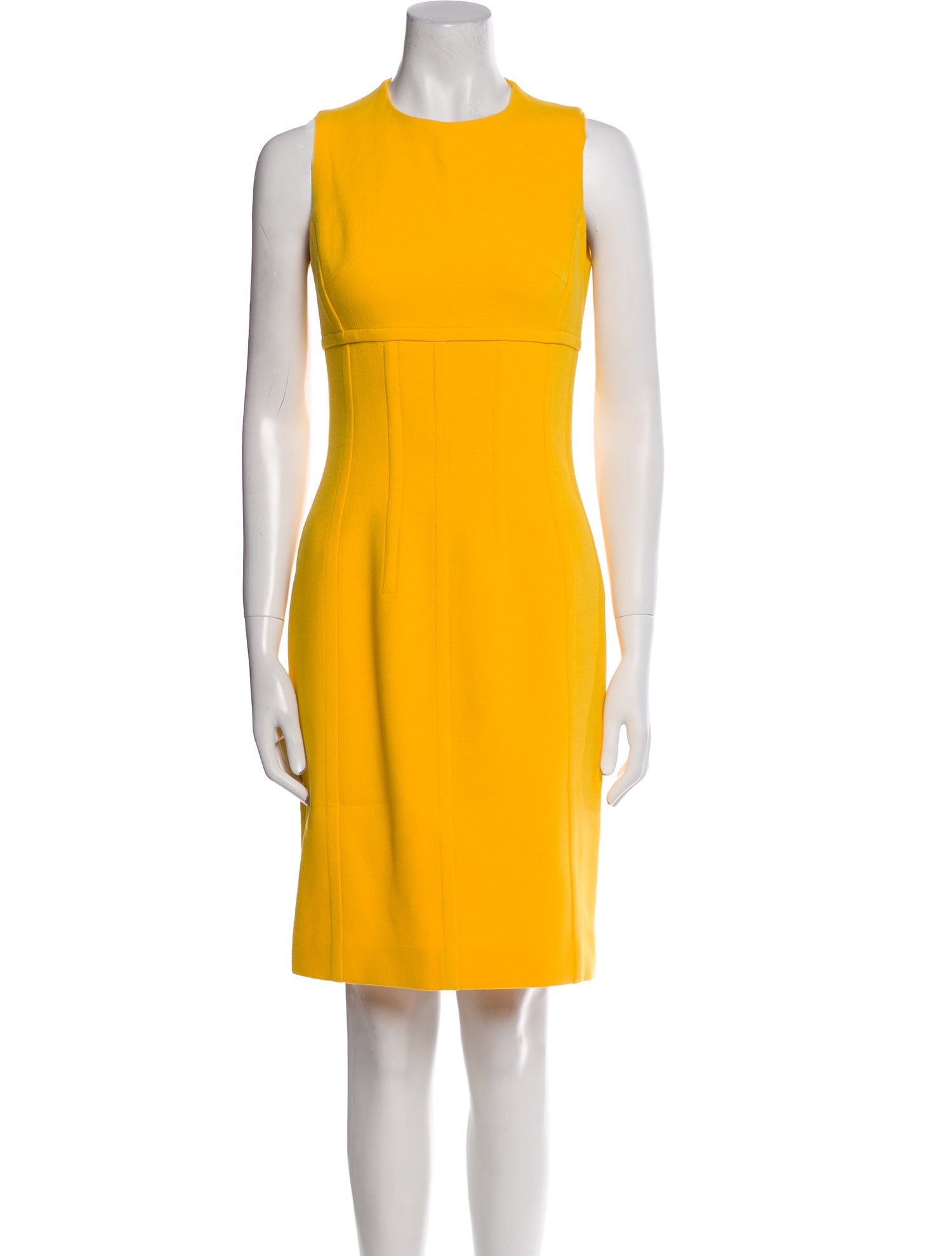 Michael Kors Collection Virgin Wool Knee-Length Dress