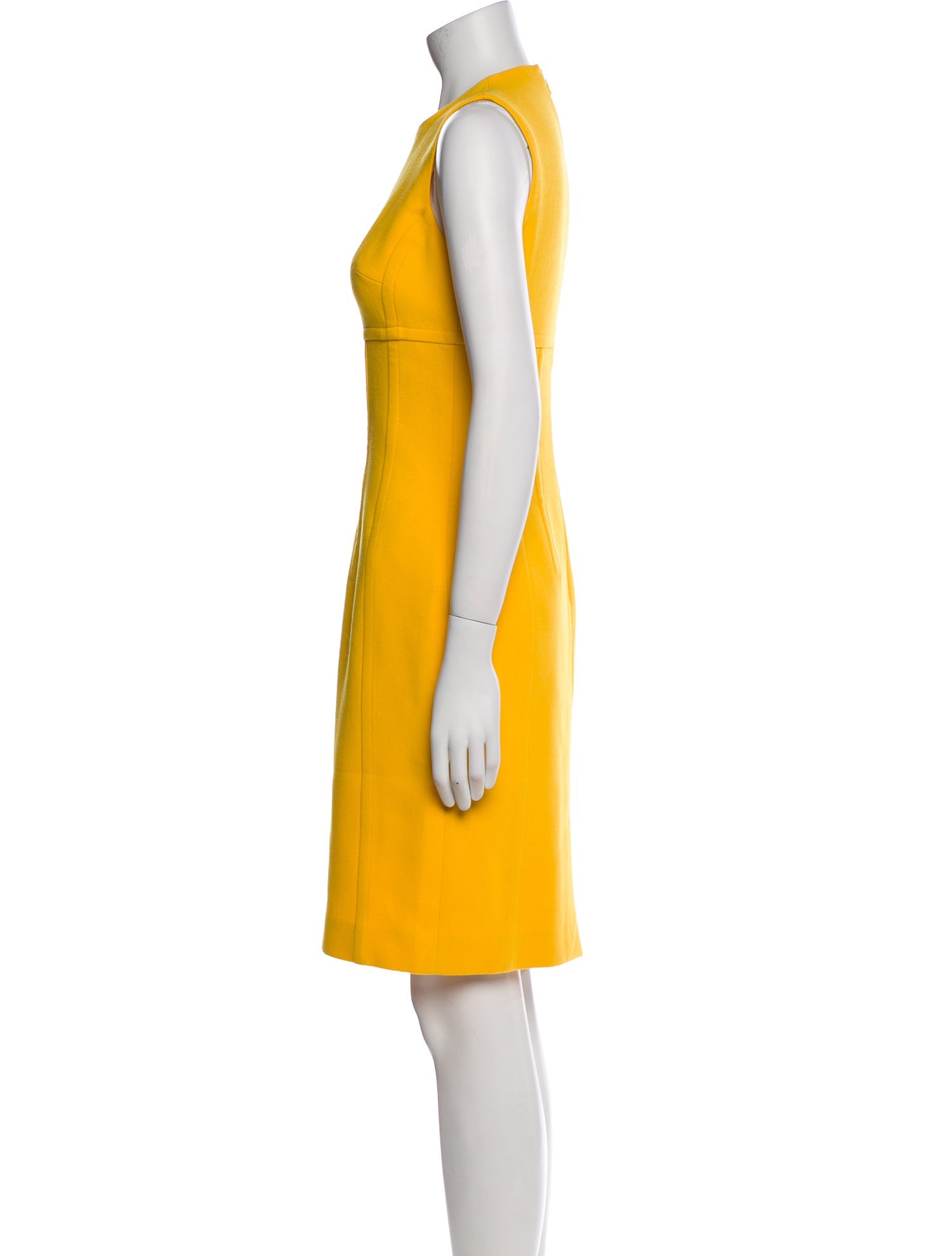 Michael Kors Collection Virgin Wool Knee-Length Dress