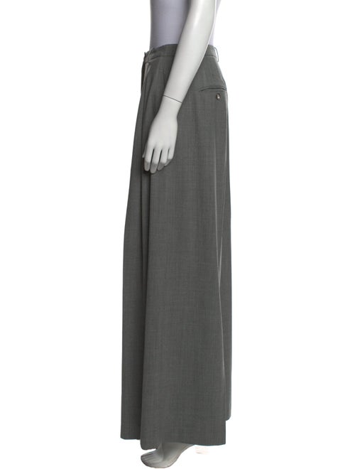 Michael Kors Collection Virgin Wool Wide Leg Pants