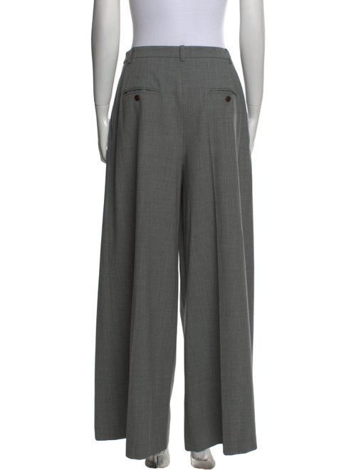 Michael Kors Collection Virgin Wool Wide Leg Pants