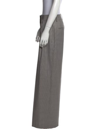 Michael Kors Collection Virgin Wool Wide Leg Pants