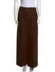 Michael Kors Collection Virgin Wool Wide Leg Pants
