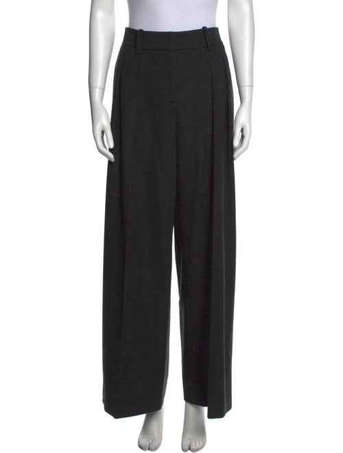 Michael Kors Collection Virgin Wool Wide Leg Pants