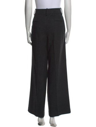 Michael Kors Collection Virgin Wool Wide Leg Pants