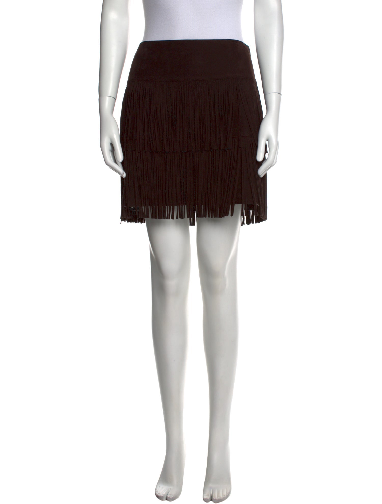 Michael Kors Collection Lambskin Mini Skirt