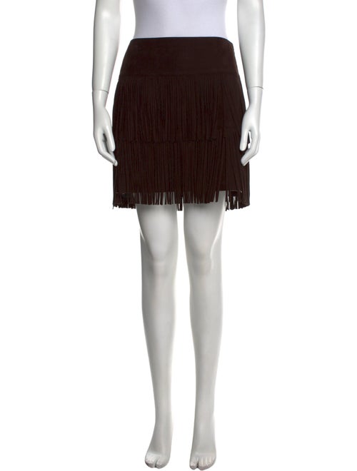 Michael Kors Collection Lambskin Mini Skirt