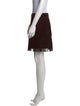Michael Kors Collection Lambskin Mini Skirt