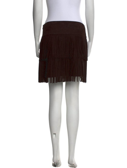 Michael Kors Collection Lambskin Mini Skirt