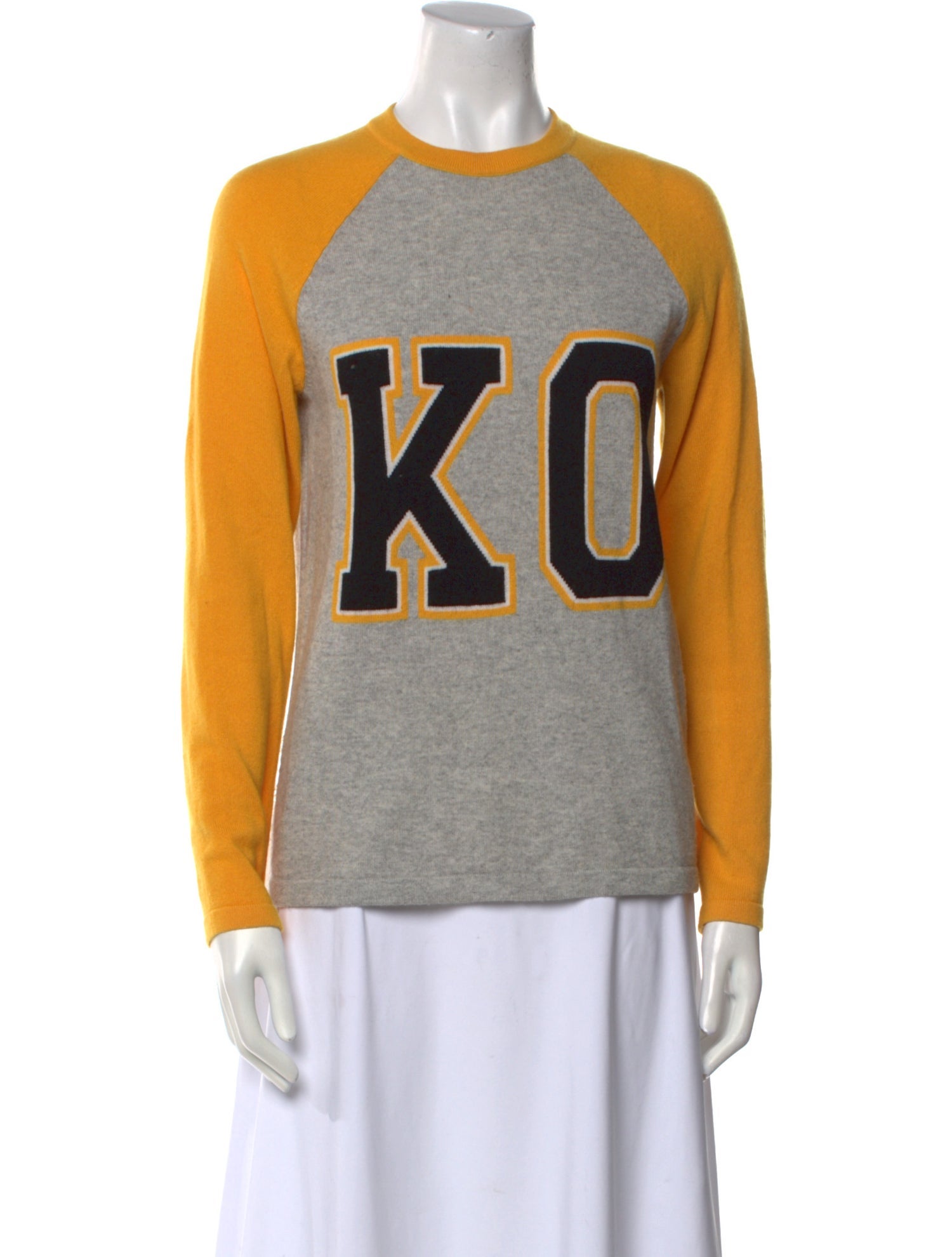 Michael Kors Collection Cashmere Graphic Print Sweater