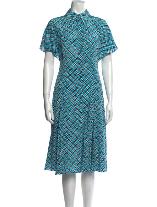 Michael Kors Collection Silk Midi Length Dress