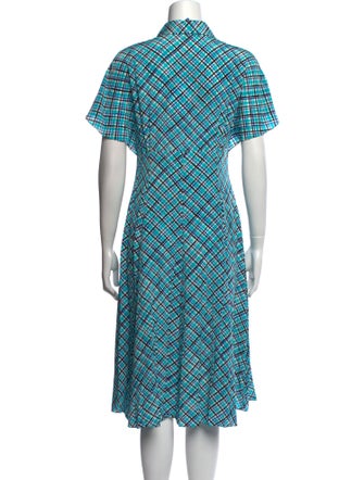 Michael Kors Collection Silk Midi Length Dress