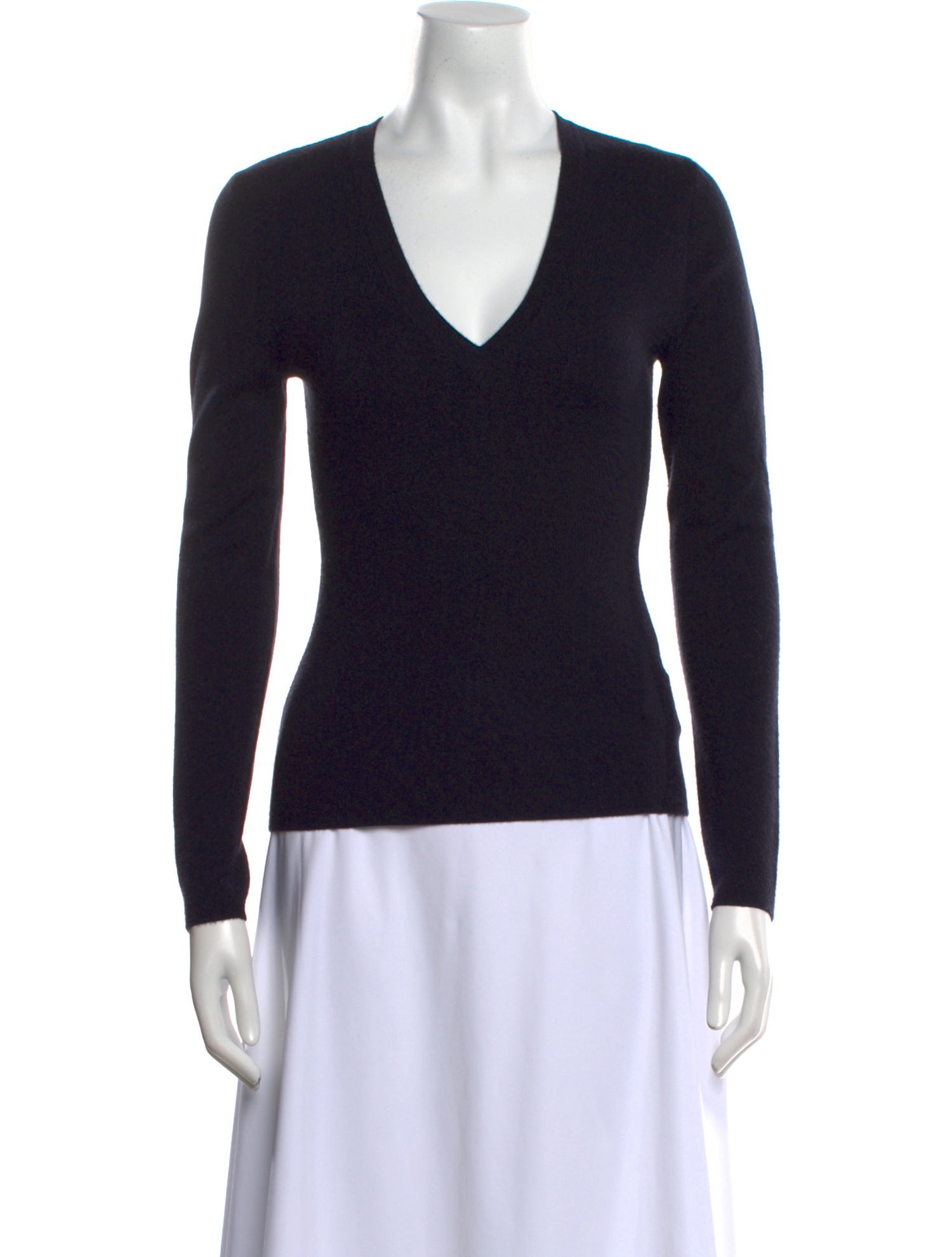 Michael Kors Collection Cashmere V-Neck Top