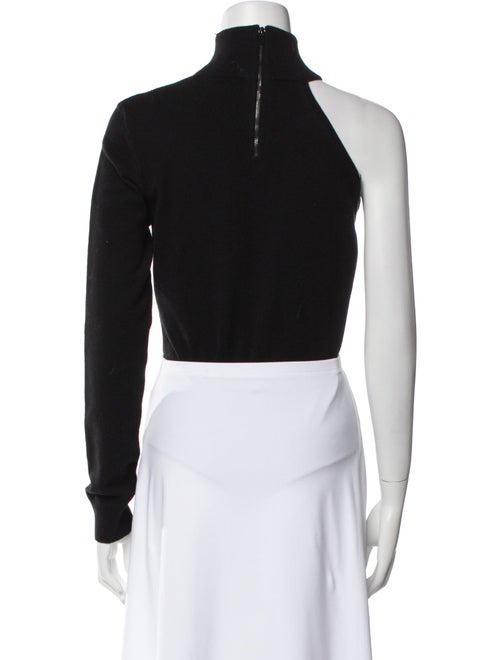 Michael Kors Collection Cashmere Turtleneck Crop Top