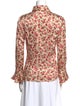 Michael Kors Collection Silk Floral Print Blouse