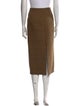Michael Kors Collection Virgin Wool Midi Length Skirt