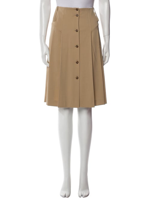 Michael Kors Collection Virgin Wool Knee-Length Skirt