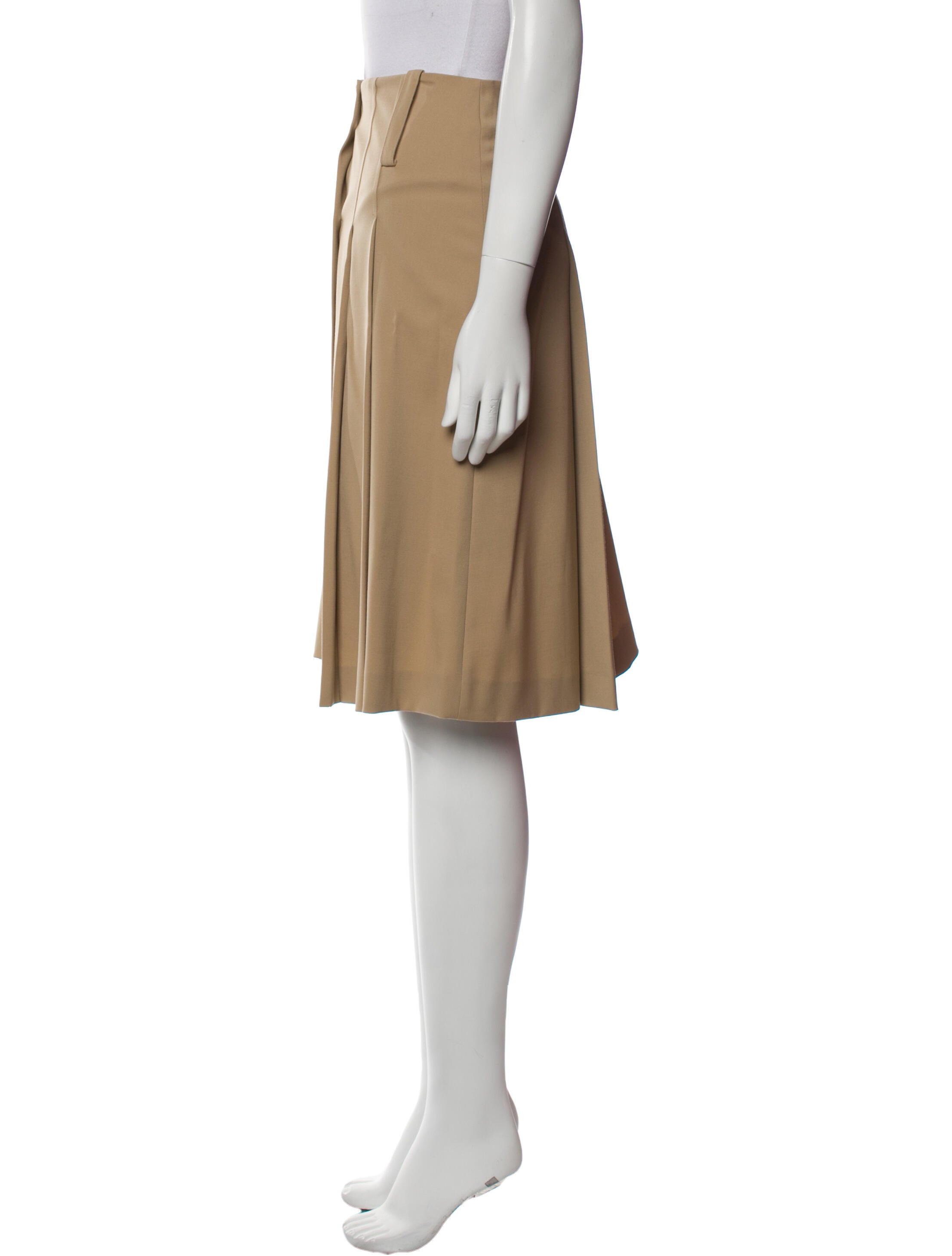 Michael Kors Collection Virgin Wool Knee-Length Skirt