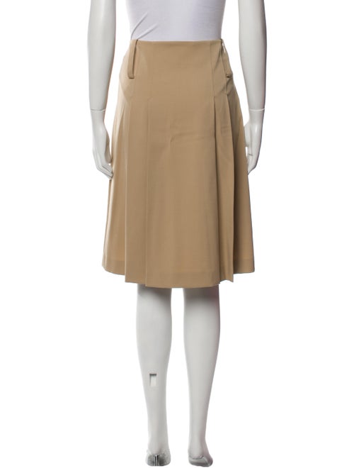 Michael Kors Collection Virgin Wool Knee-Length Skirt