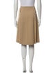 Michael Kors Collection Virgin Wool Knee-Length Skirt
